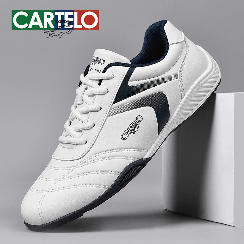 卡帝乐鳄鱼男鞋防滑旅游小白鞋男百搭休闲鞋爸爸男款白色运动鞋