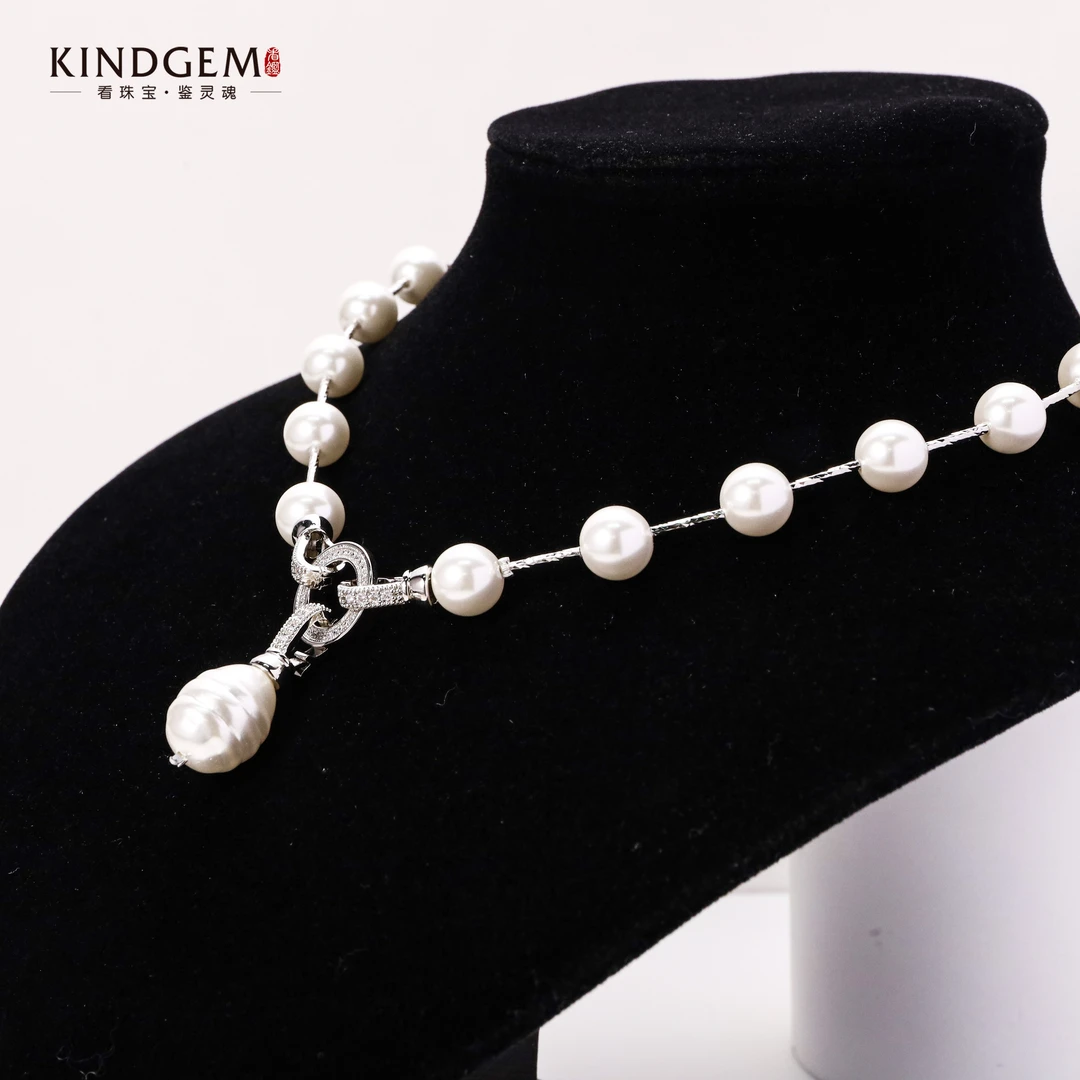 铜合金仿珍珠项链 珠珠轻奢气质高级感精致项链 AQ60XKHC-23197