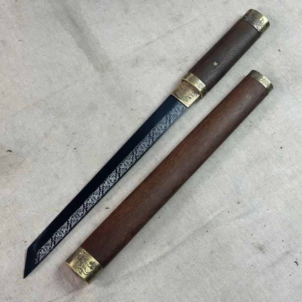 652 龙泉昊天 12寸猛钢 发黑色 未开刃