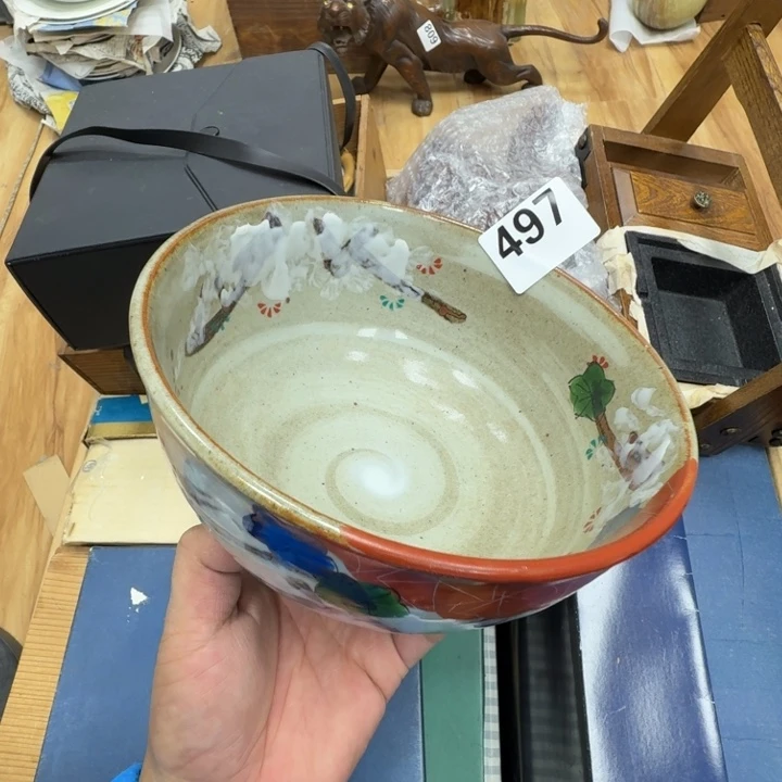 瓷片工艺品摆件瓷器摆件正能量