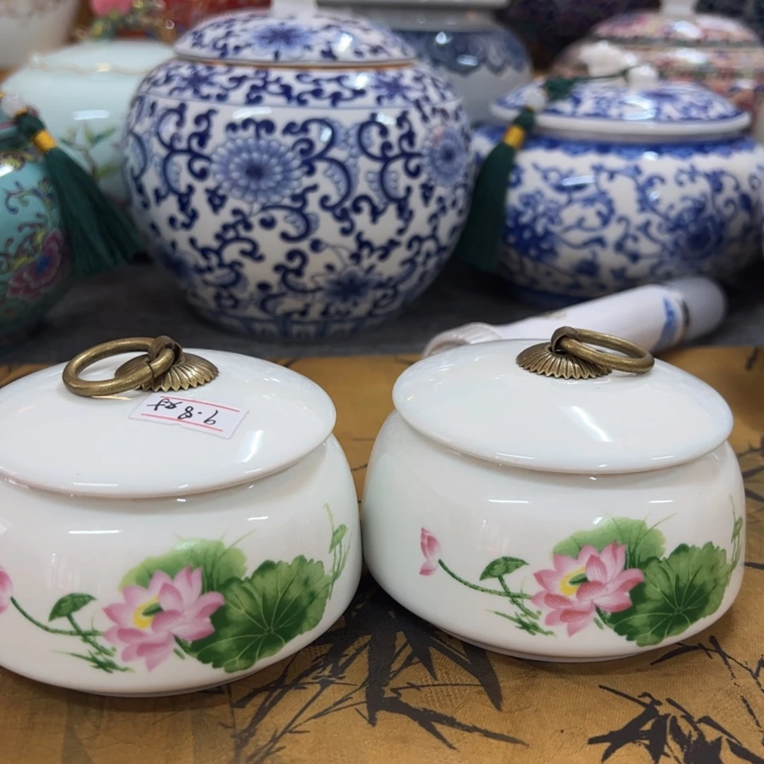 高端定制茶叶罐陶瓷