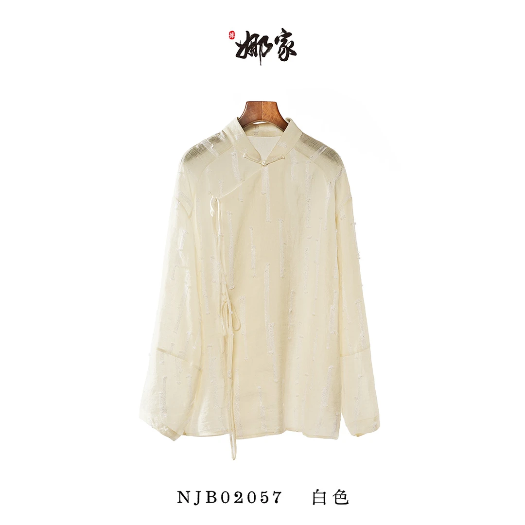 娜家国风·风柔上衣【亚麻慵懒气质风】NJB（02057）