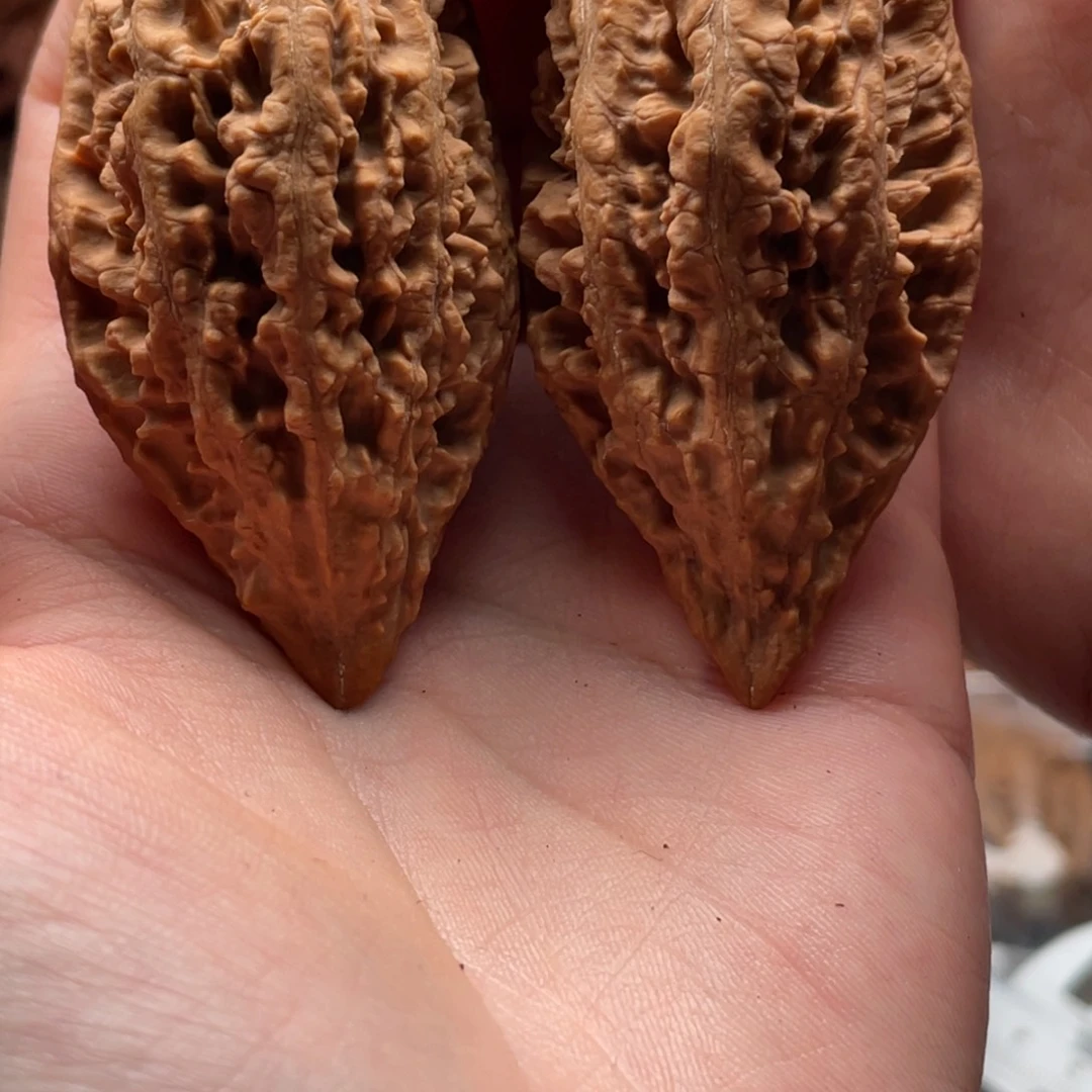 文玩核桃把件楸刀鱼42