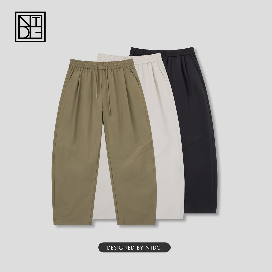 夏季超薄美式高级感cleanfit宽松弯刀休闲裤 68-211