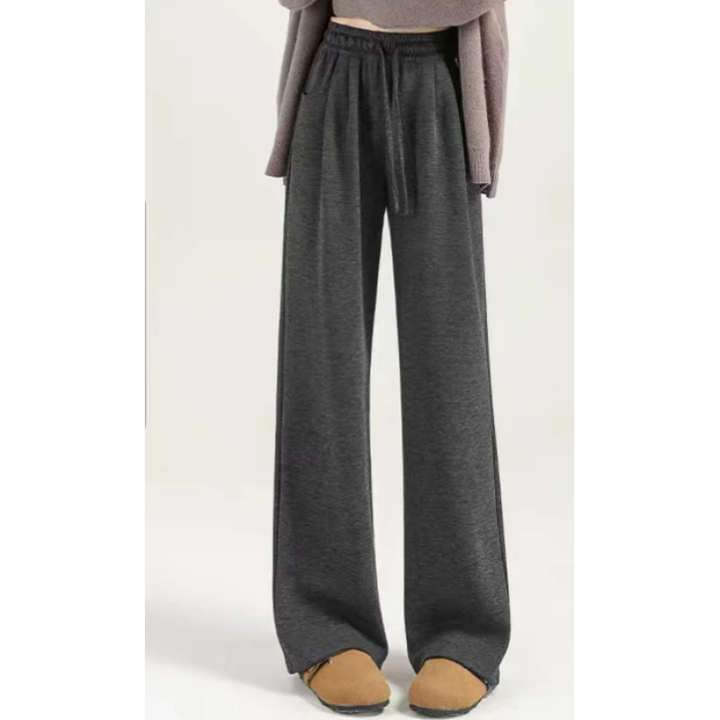 K16 2025年新款春秋季抽绳款垂感休闲裤子