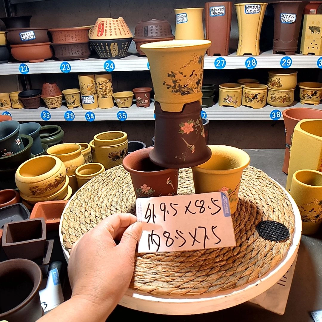 宜兴紫砂紫砂花盆花盆