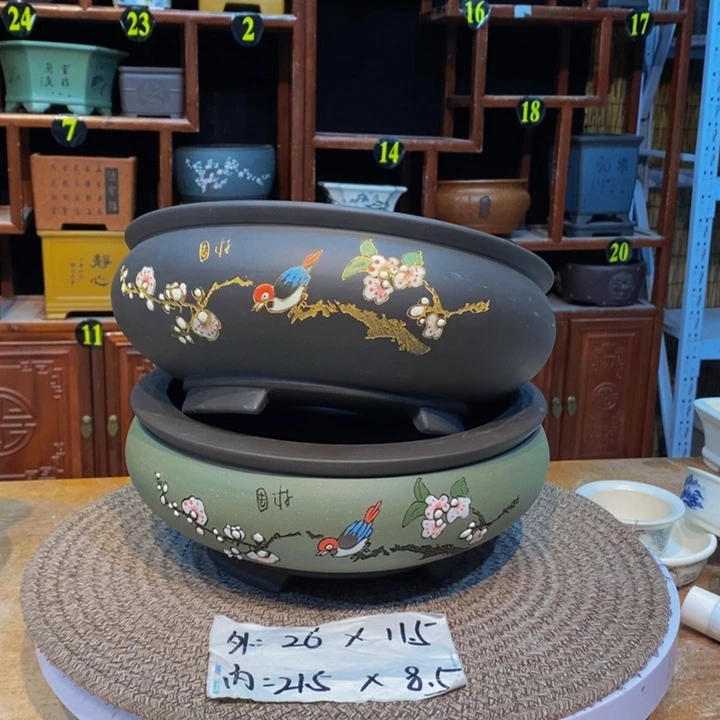 紫砂花盆紫砂艺术