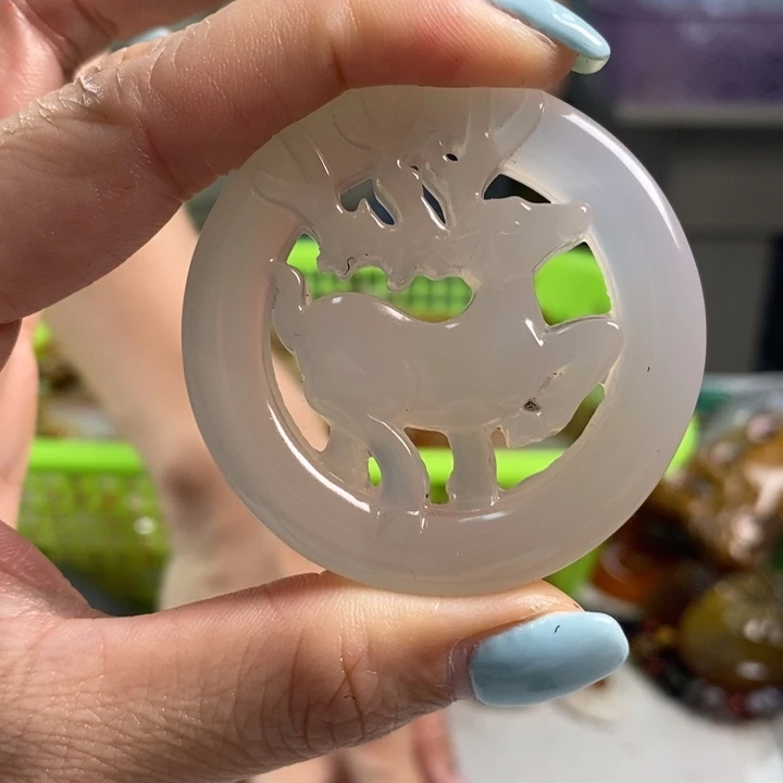 玛瑙/玉髓未镶嵌吊坠(不含链)