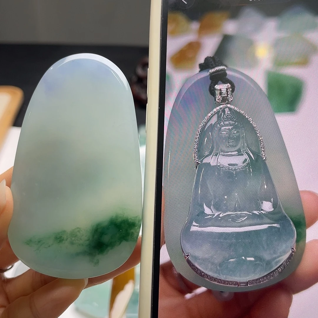 定制翡翠未镶嵌包工