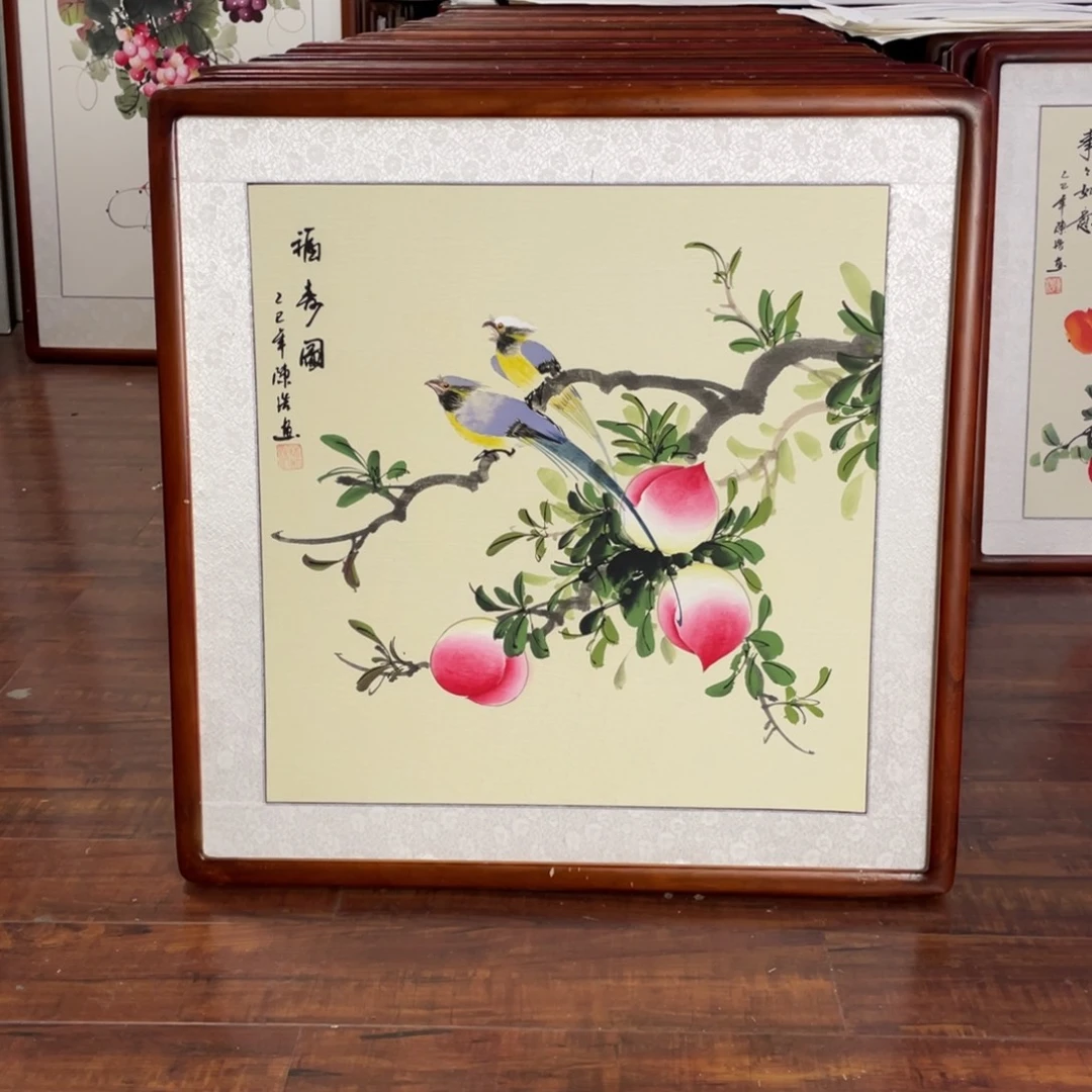 国画带框尺寸63*63厘米