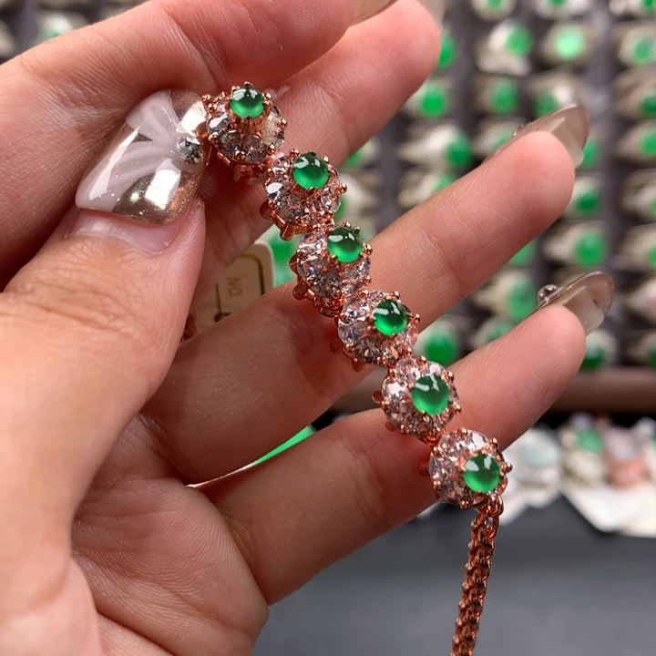 定制翡翠未镶嵌A货10.12