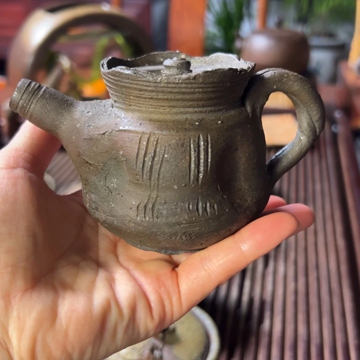 南蛮烧冈安广宗后手壶瑕疵特价