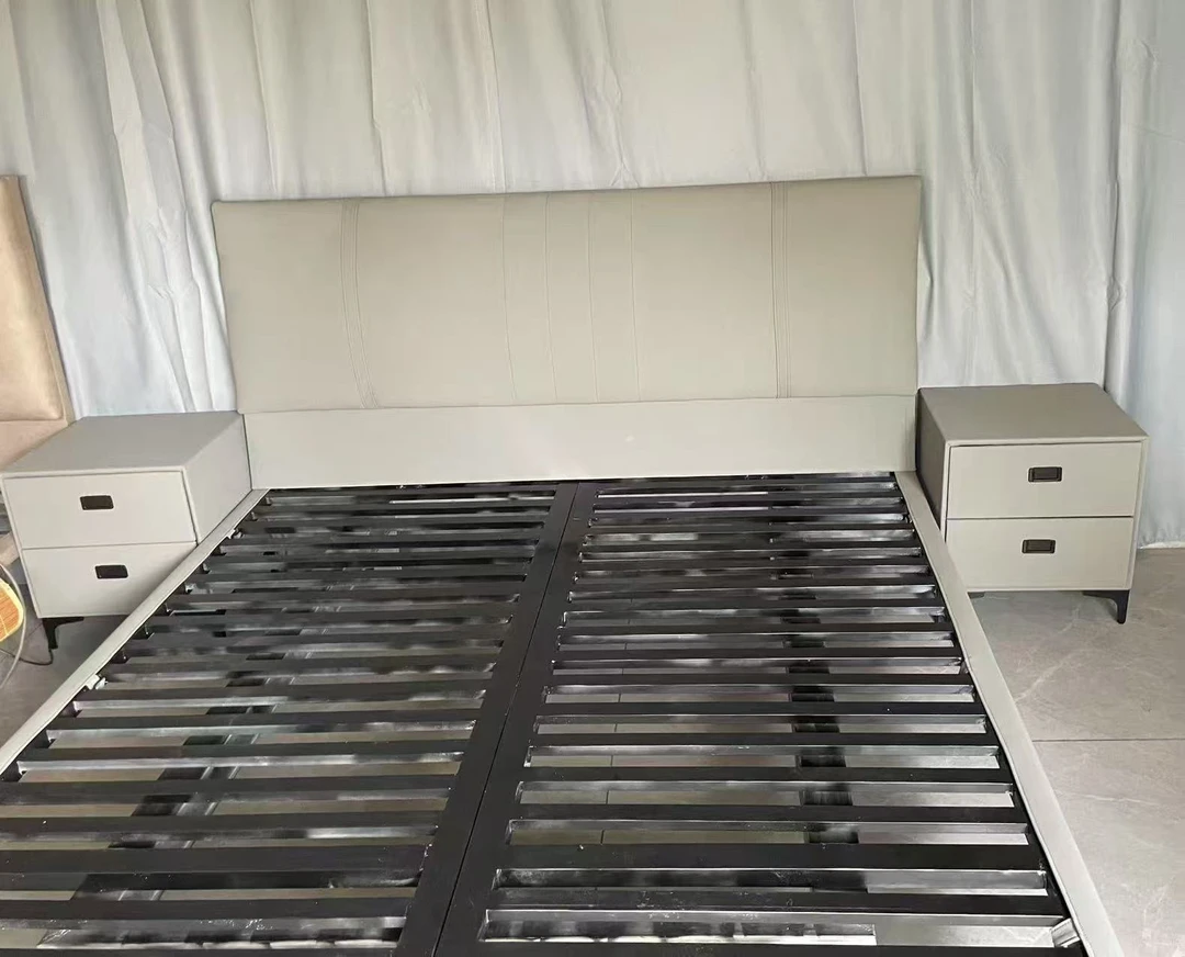 整套组合床品 含床头 床头柜 床架简约