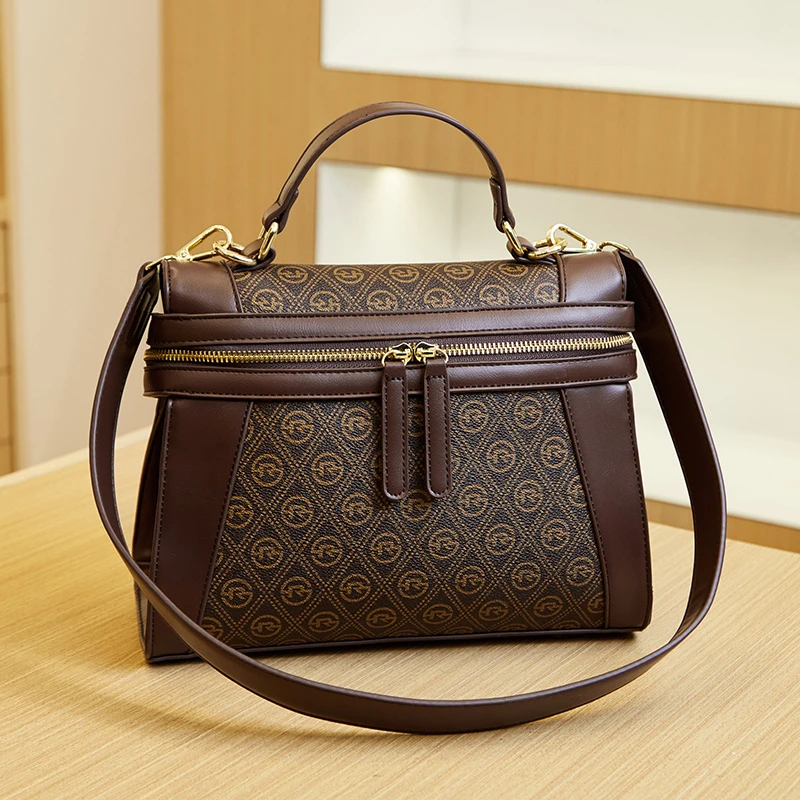 高档手提包2025大容量女士复古时尚单肩包高级轻奢女士斜挎大包