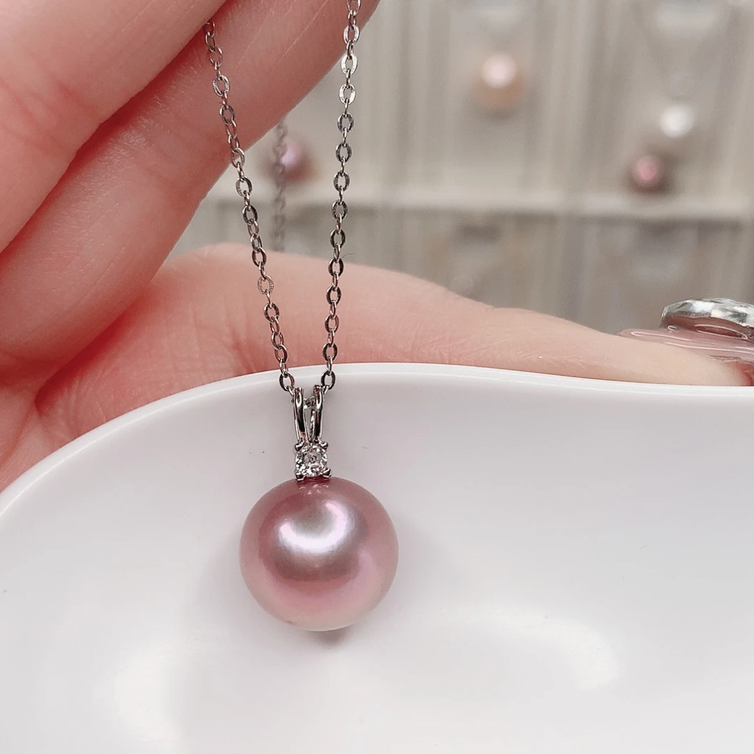 合金淡水珍珠吊坠(赠链)