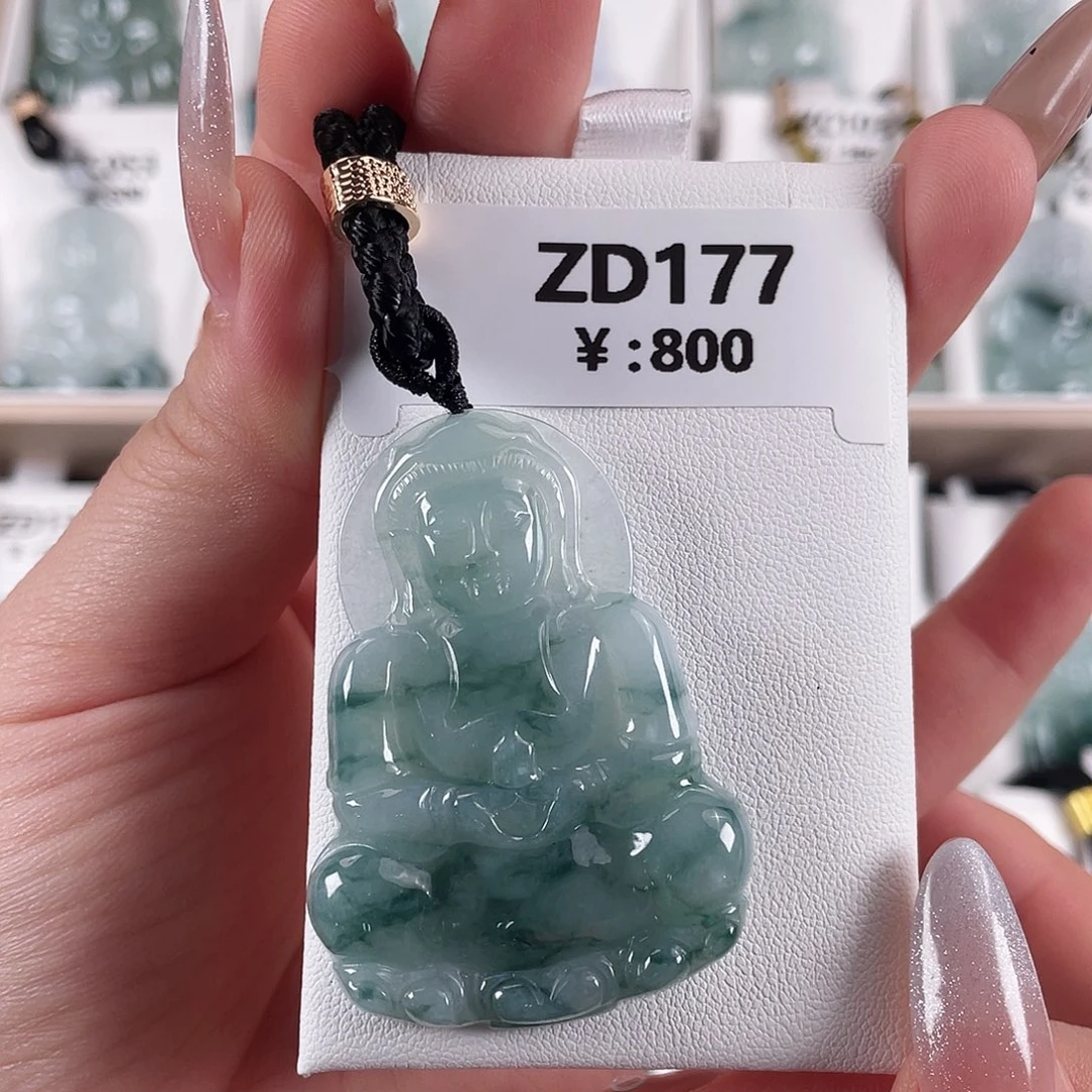 翡翠未镶嵌颈饰zd177