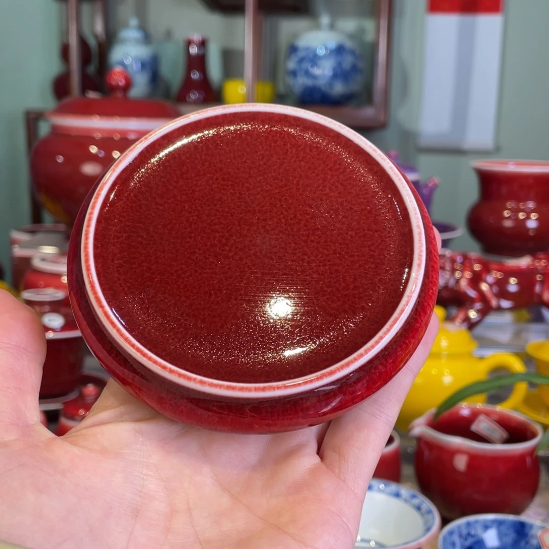 清欢雅玩原矿郎红福利盖置