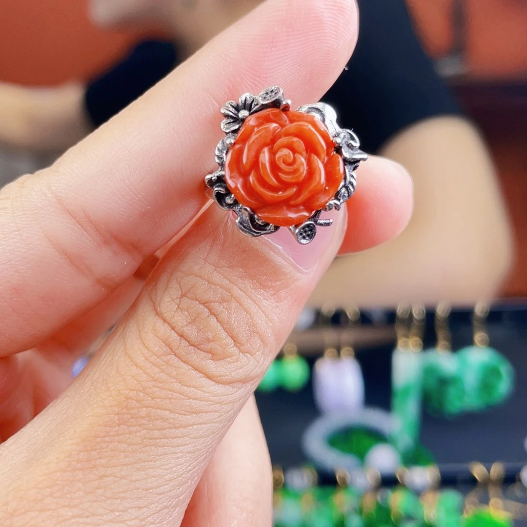 翡翠未镶嵌耳饰饰品