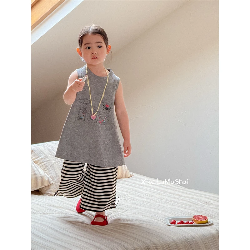 AC512~XLMS·25夏~卡通背心裙25243