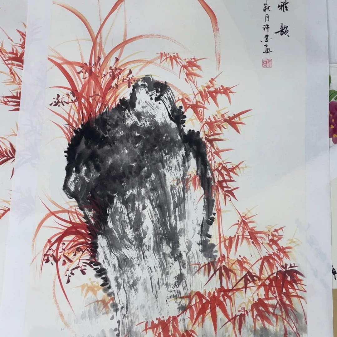国画许墨老师作品欣赏