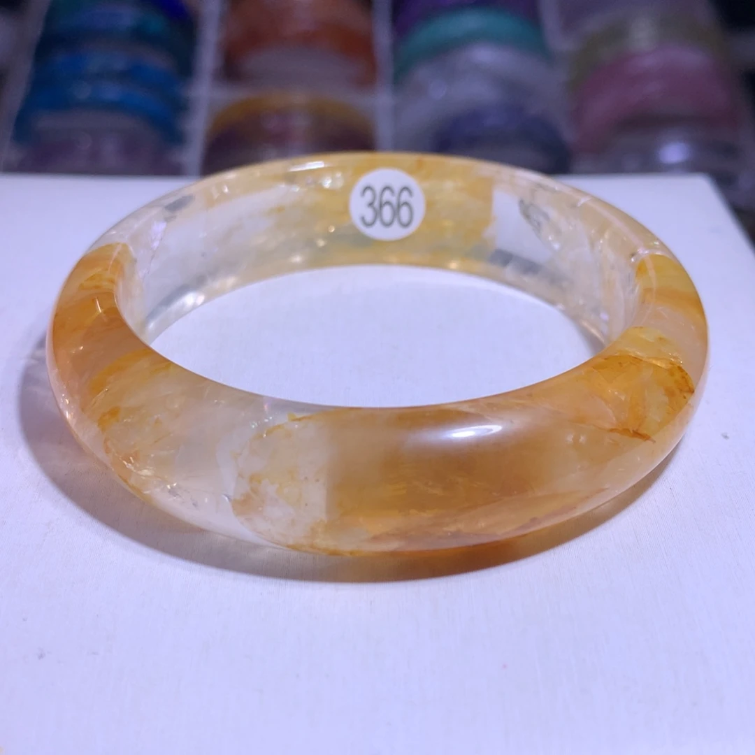 手镯水晶银S925镶嵌