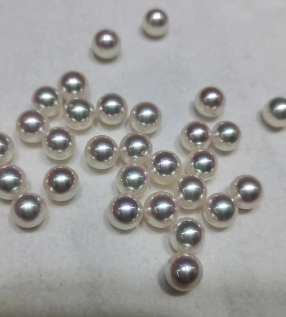 【裸珠定制】天然海水珍珠Akoya裸珠直播间选珠多样性发一