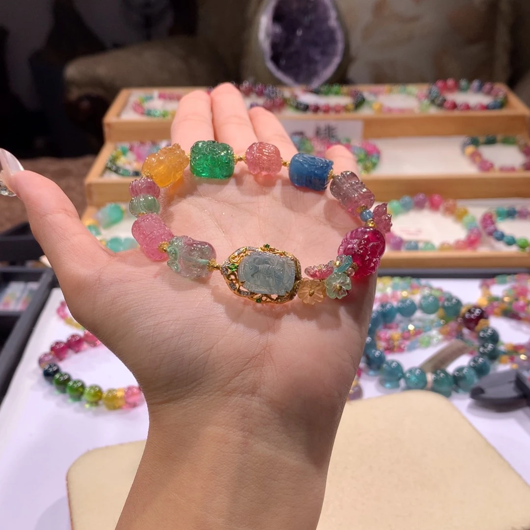 未镶嵌多样性发货其一碧玺