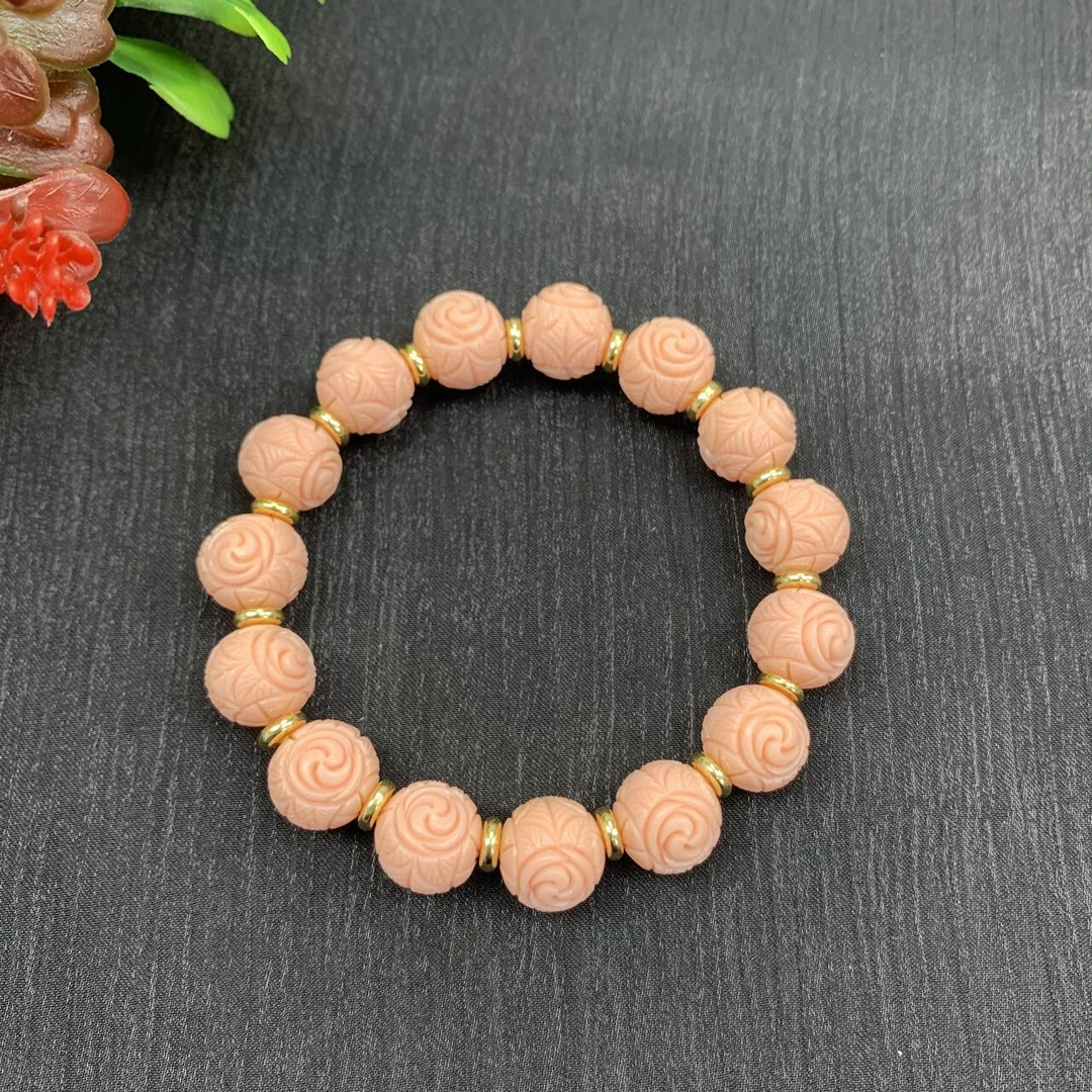 【杰少珠宝】TC35013 天承妮佳 MISS三姑天使粉手串 多样性发其一