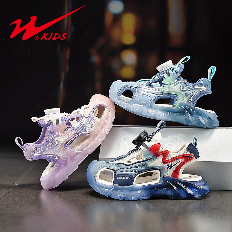 双星童鞋凉鞋夏款包头男女童沙滩鞋百搭潮款童鞋15076  A