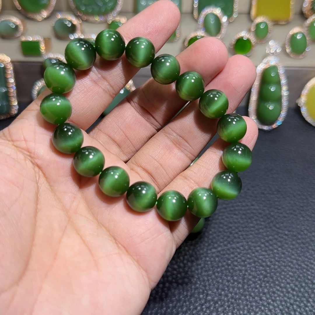 和田玉（碧玉）未镶嵌手链O*s