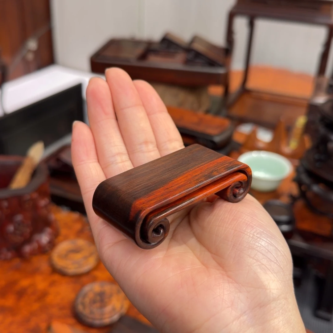 木大红酸枝交趾黄檀底座一木