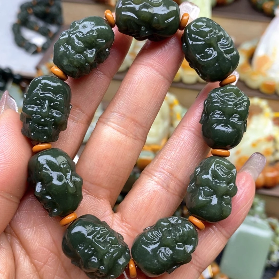 透闪石质玉未镶嵌手串