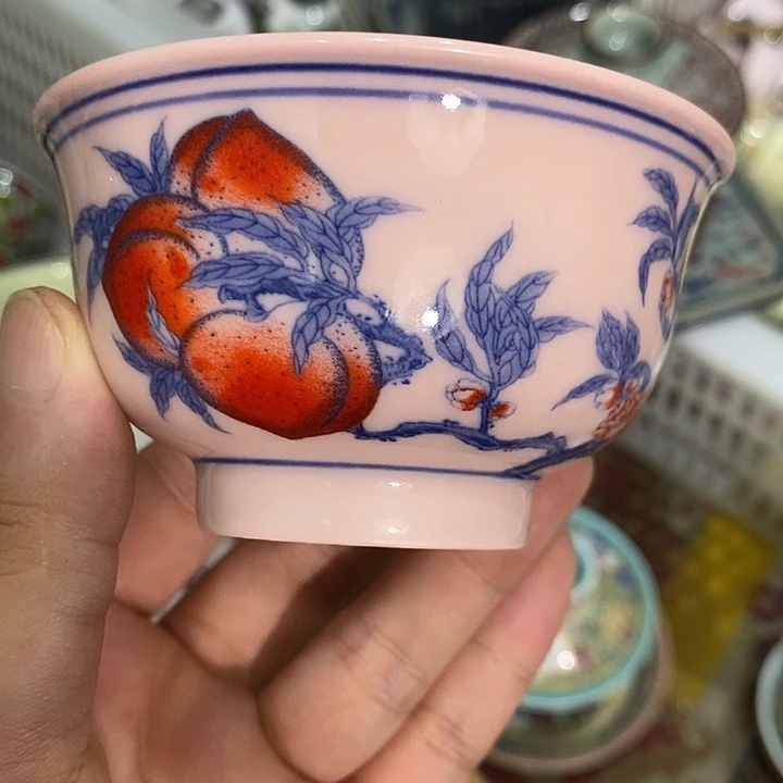 摆件景德镇陶瓷主人杯13455