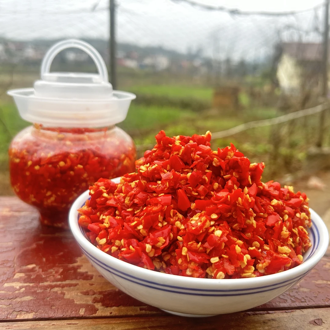 剁辣椒 湖南邵阳特产炒菜下饭菜老坛腌制手工小米辣椒酱朝天辣椒
