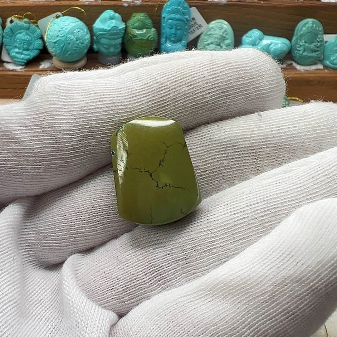 绿松石无事牌 未镶嵌