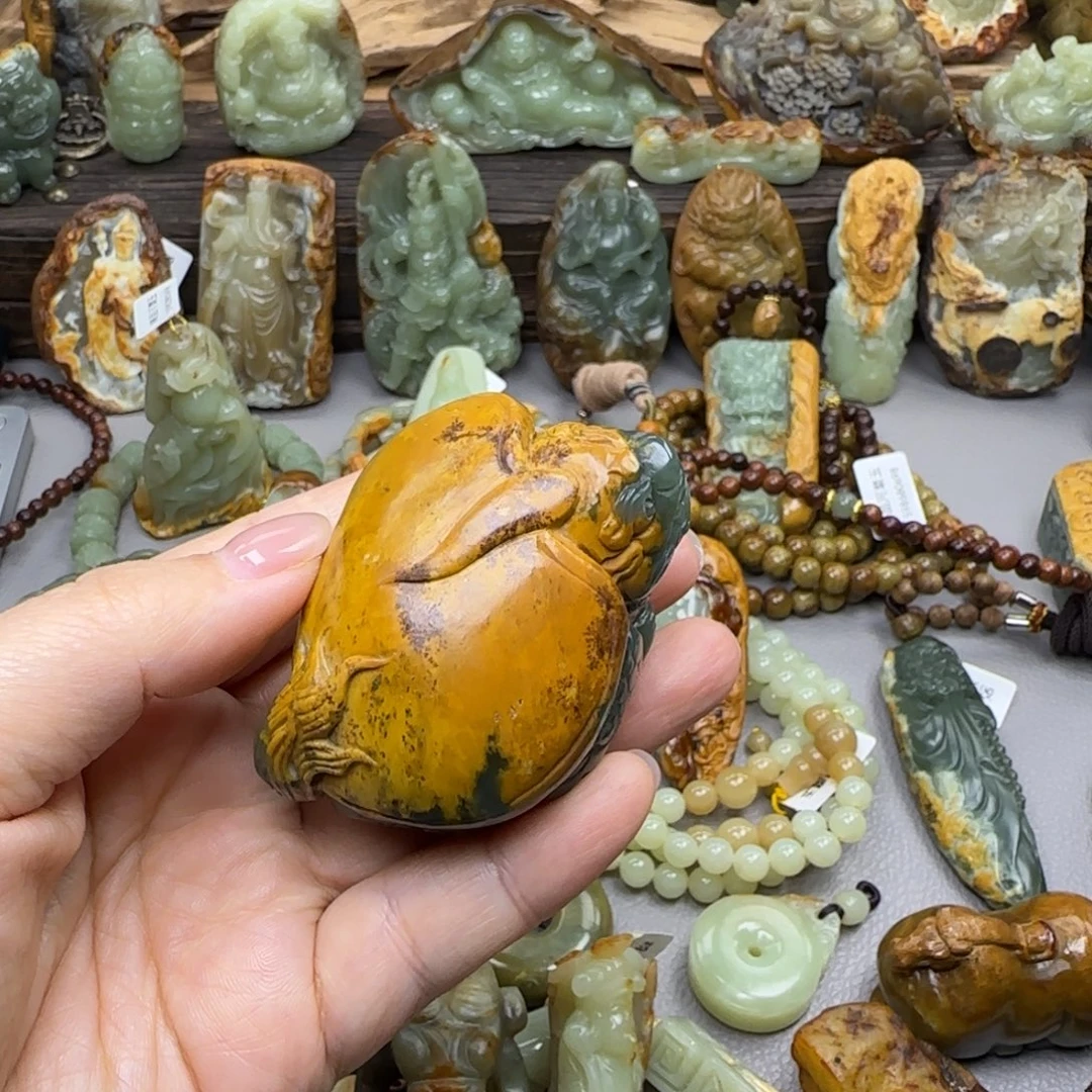 半***家岫岩河磨玉（透闪石质玉）未镶嵌珠宝奇石