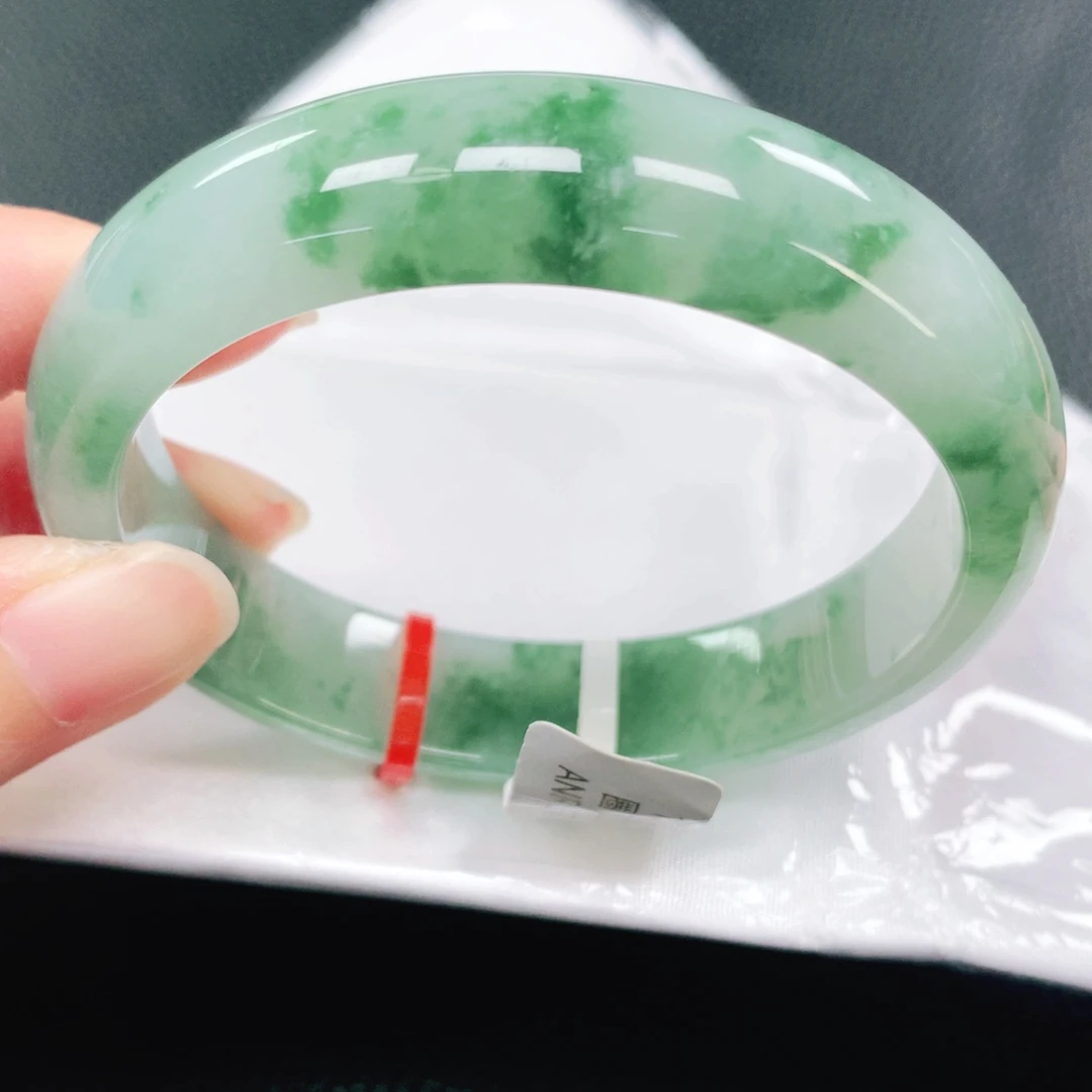 未镶嵌手镯翡翠58圈