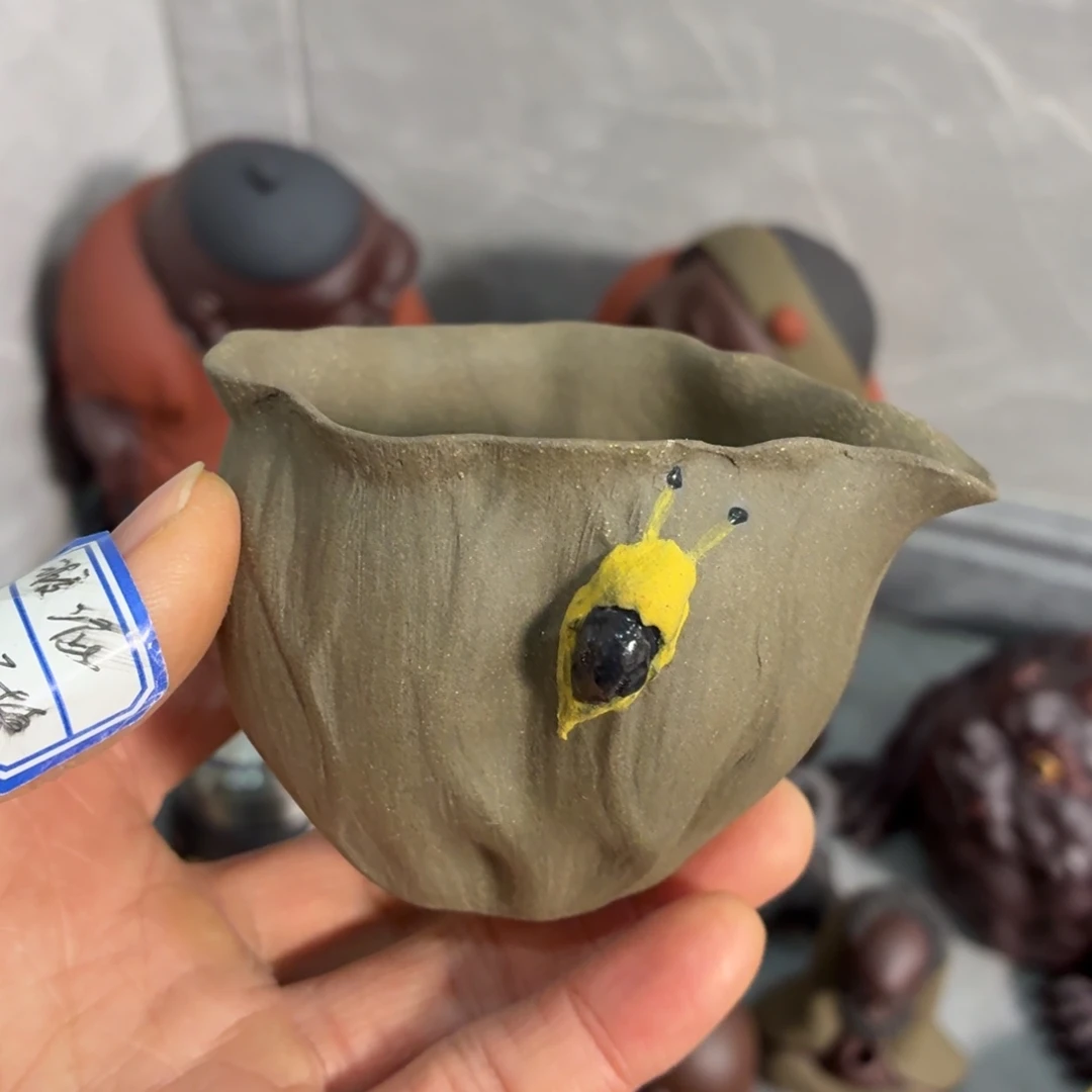 紫砂茶杯瑕疵不退不换介意勿拍