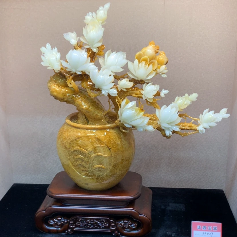 【闪购商品】未镶嵌蛇纹石玉摆件覆膜