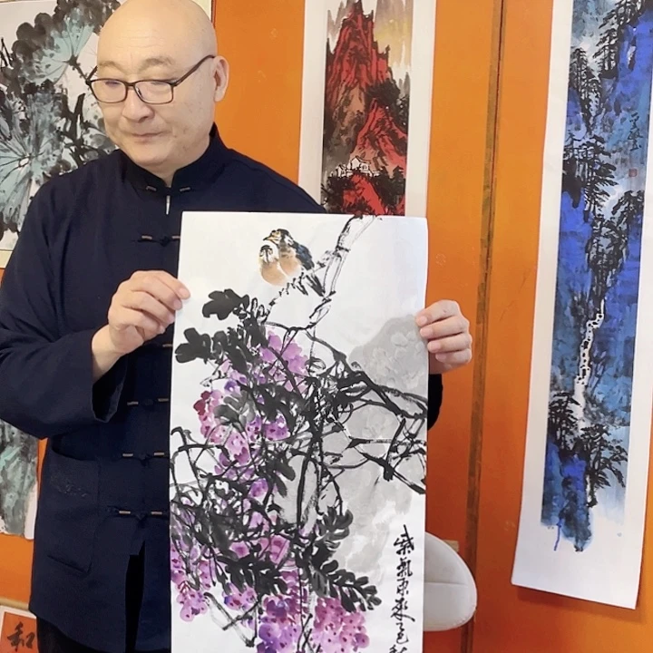 国画张圣敏先生纯手绘作品