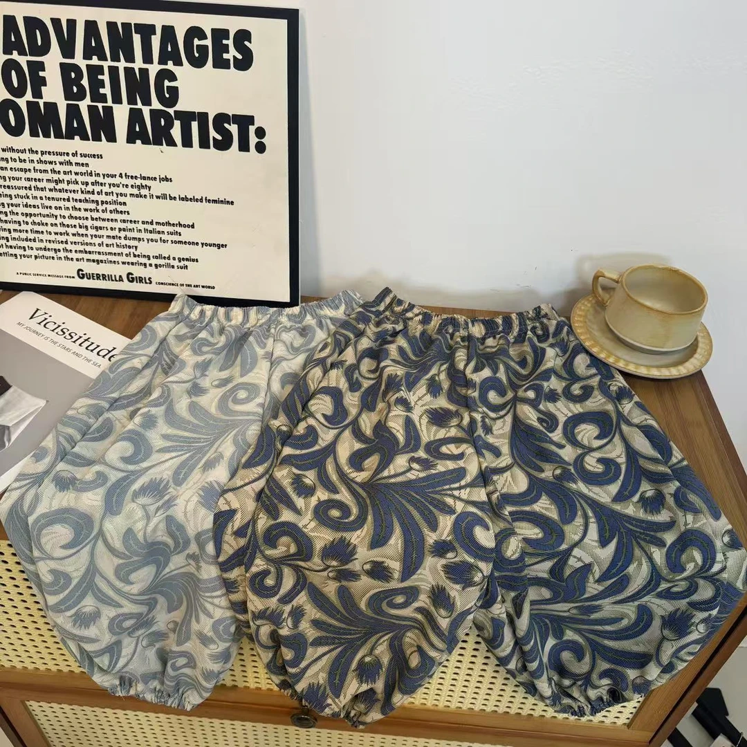 【凉凉裤】男女童夏季轻薄防蚊裤韩版简约潮流时尚百搭宽松长裤