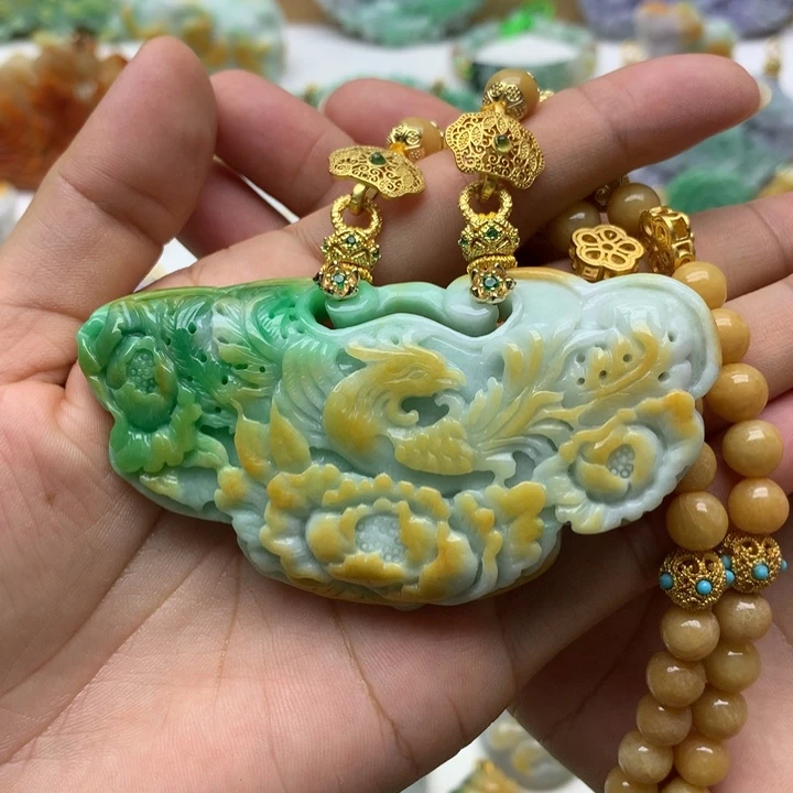 颈饰未镶嵌翡翠翡翠