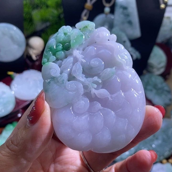 【闪购商品】颈饰未镶嵌翡翠如意