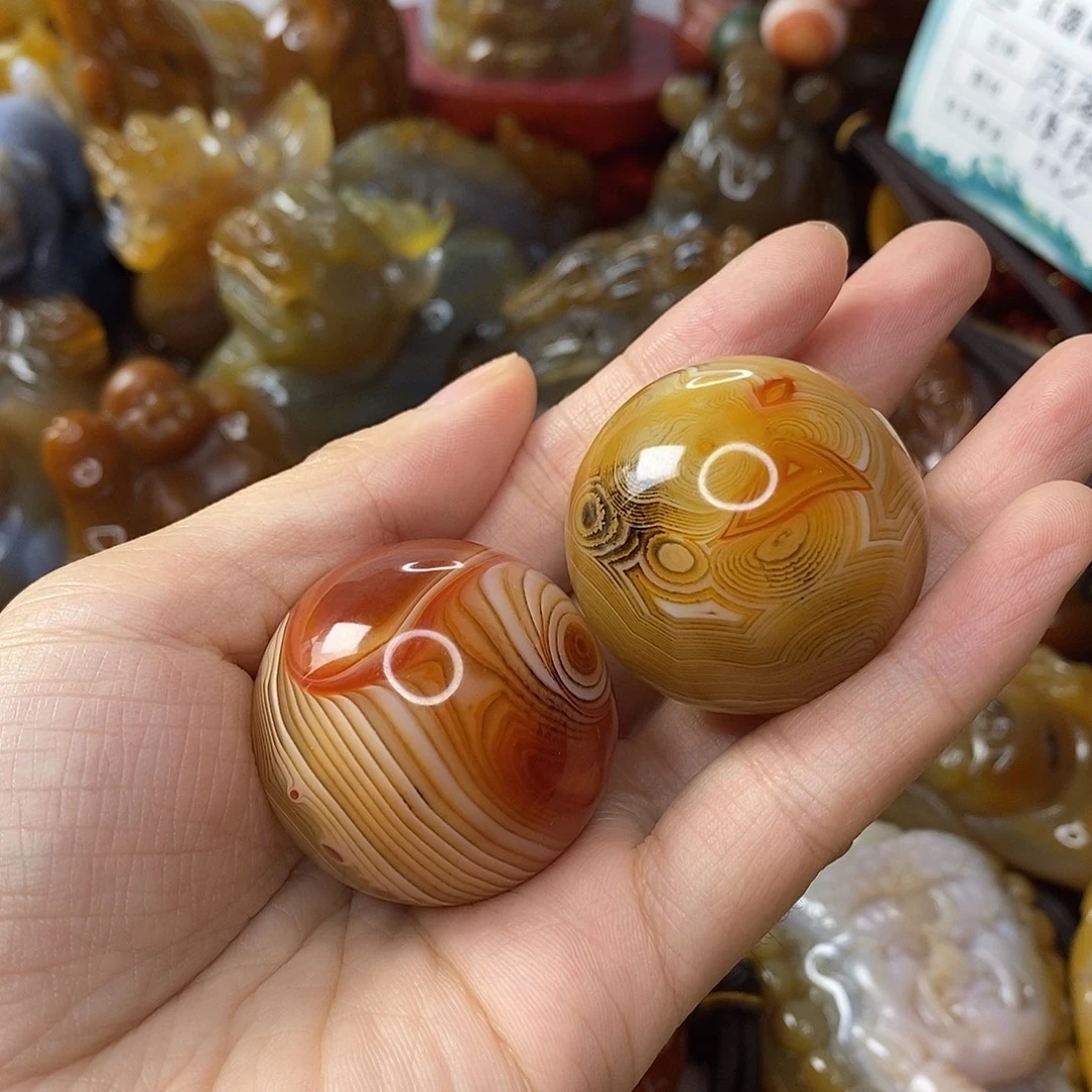 玛瑙/玉髓未镶嵌手把件
