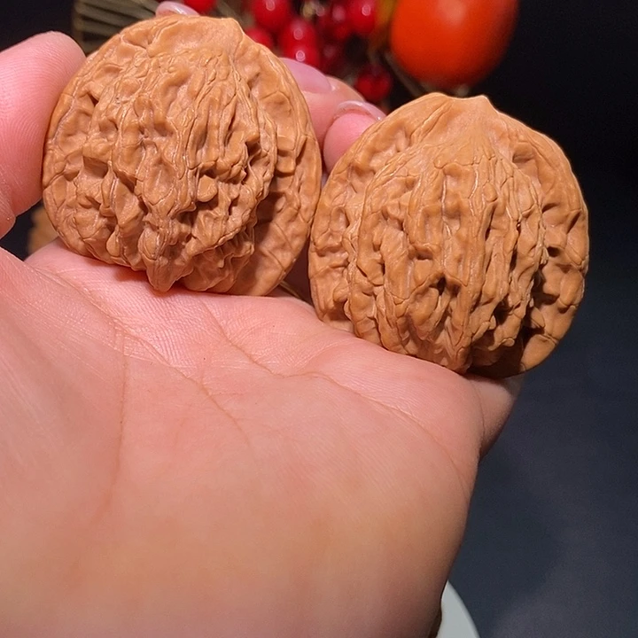 把件文玩核桃43虎头