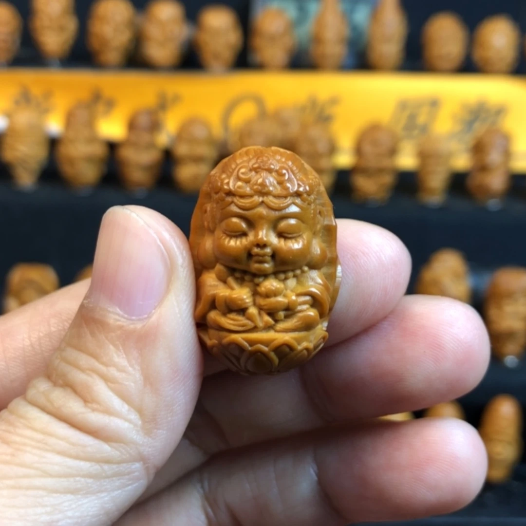 【闪购商品】橄榄核手串/手链晚*?普贤菩萨跑环