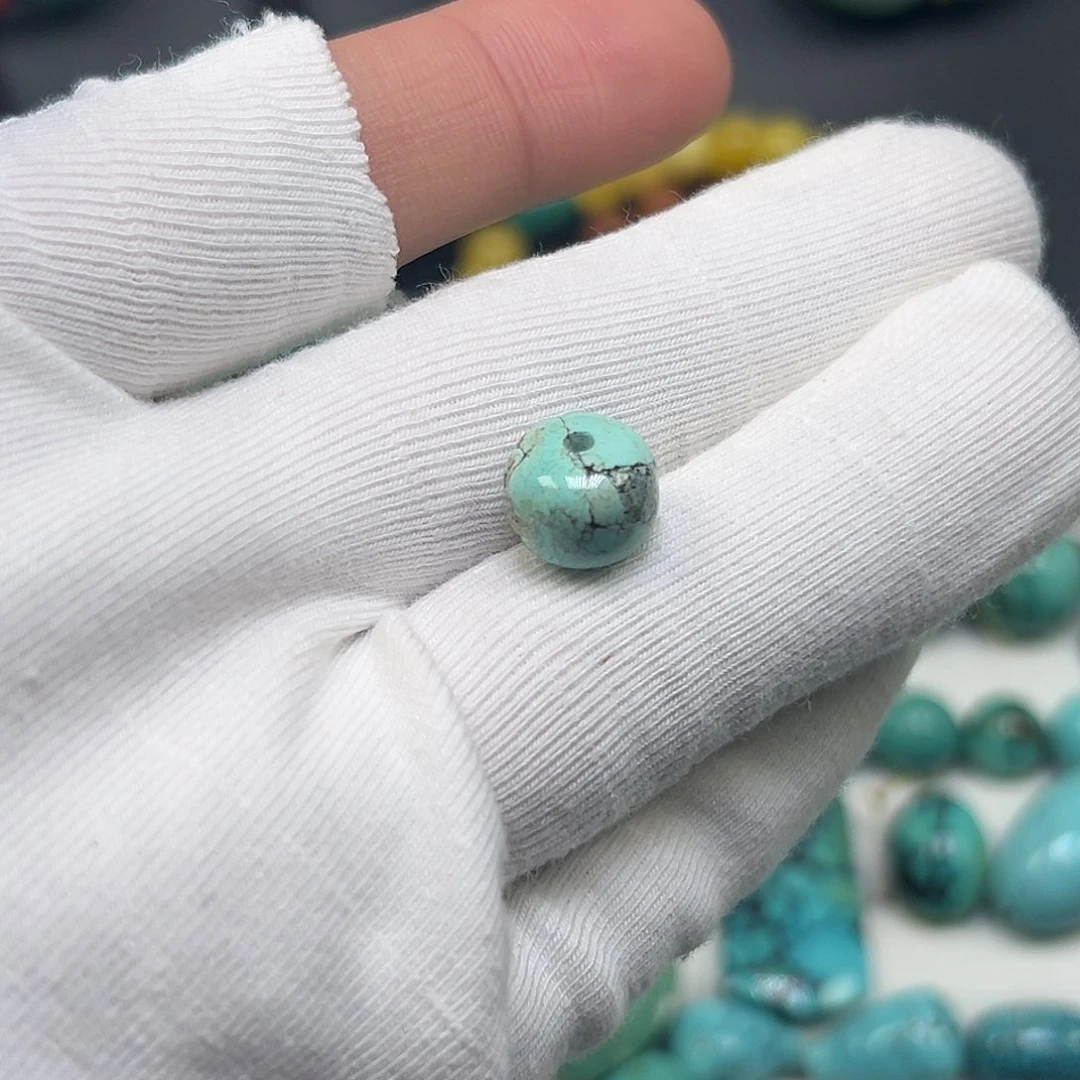 绿松石珠宝奇石未镶嵌微*