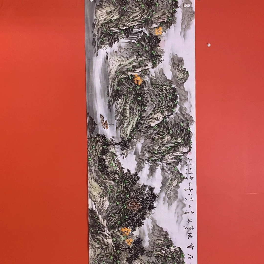 国画山水花鸟国画作品