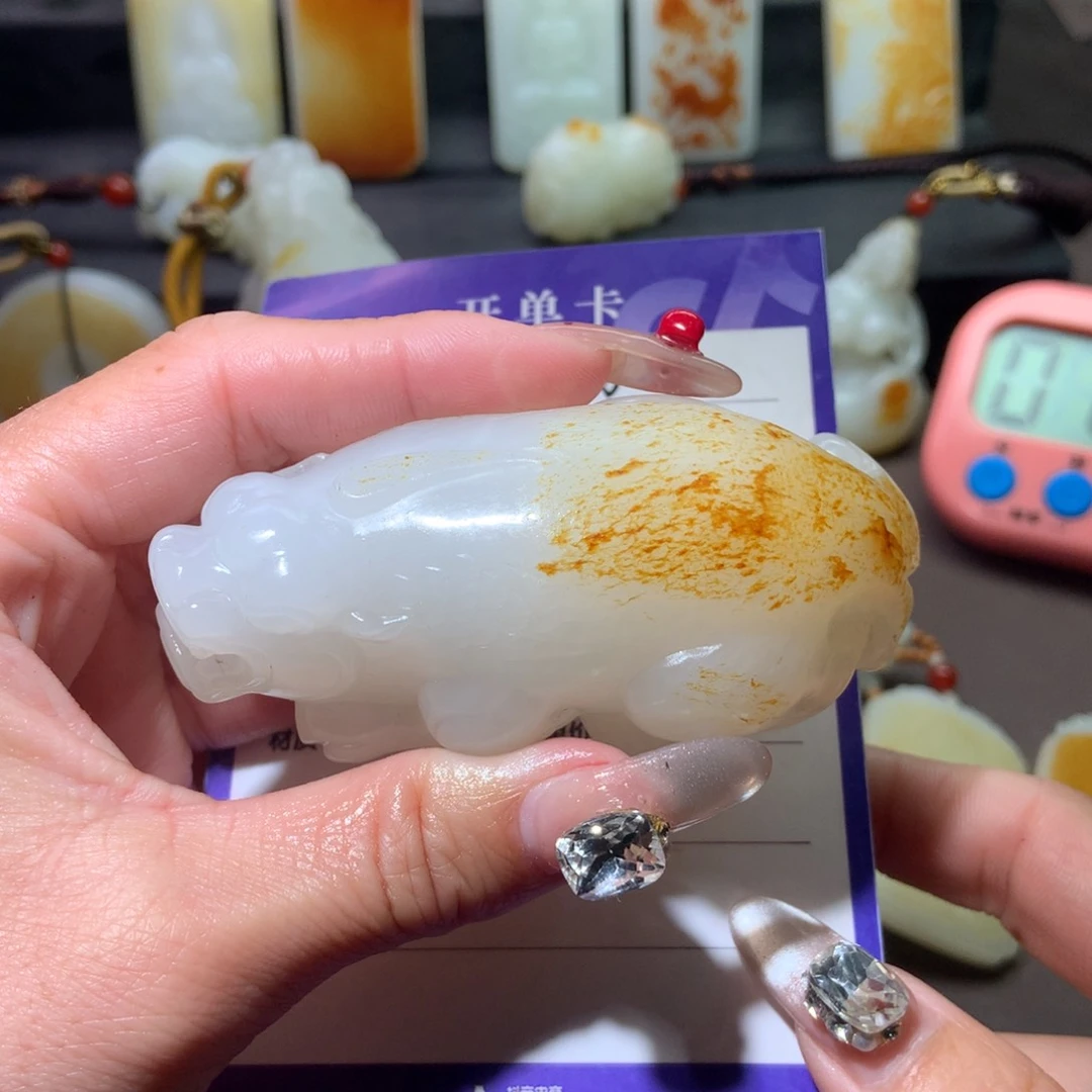 和田玉挂件未镶嵌王*