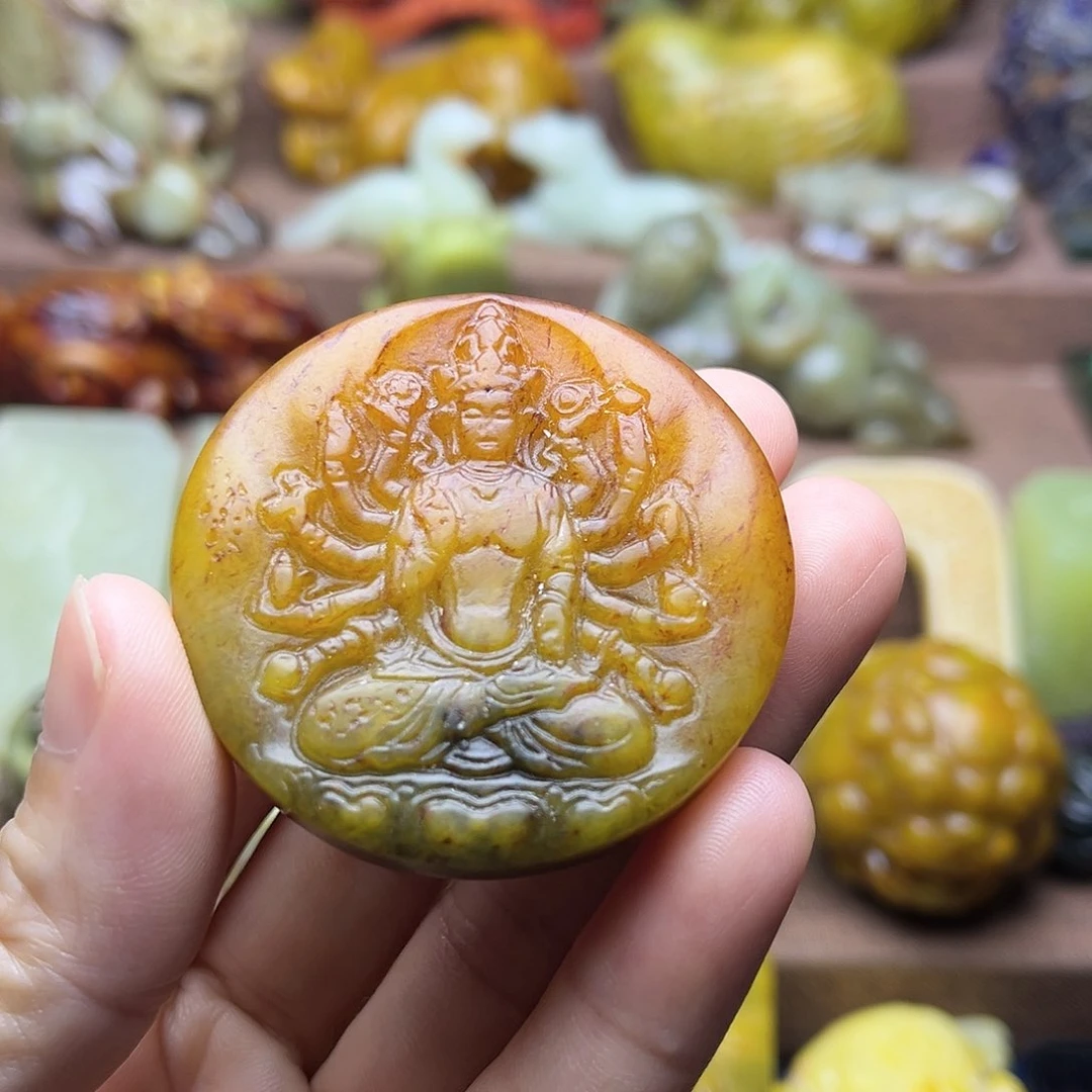 白玉菩提吊坠145。。